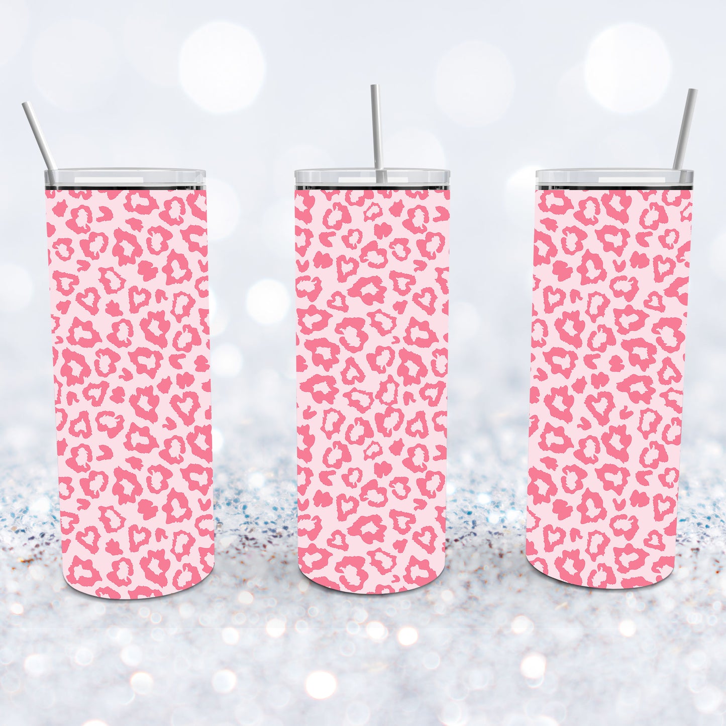 Pink Leopard Tumbler