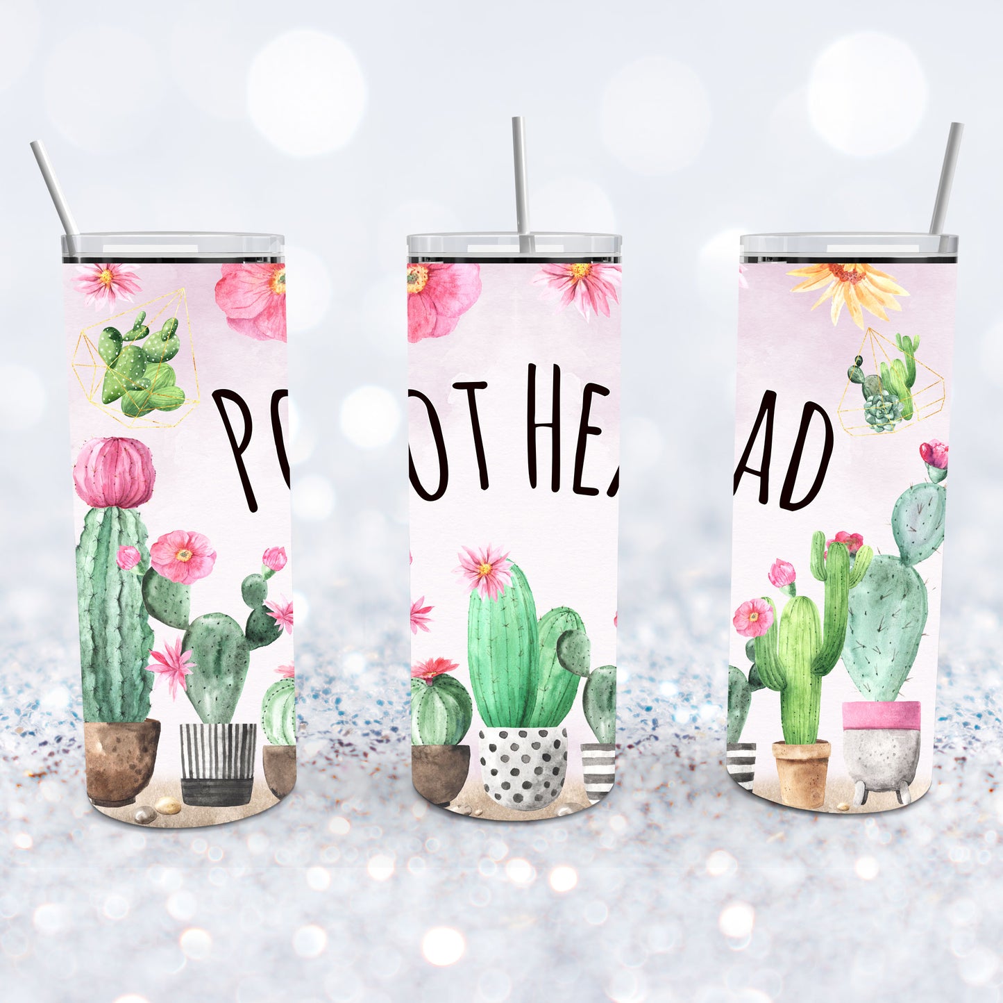 Pot Head Cactus Tumbler