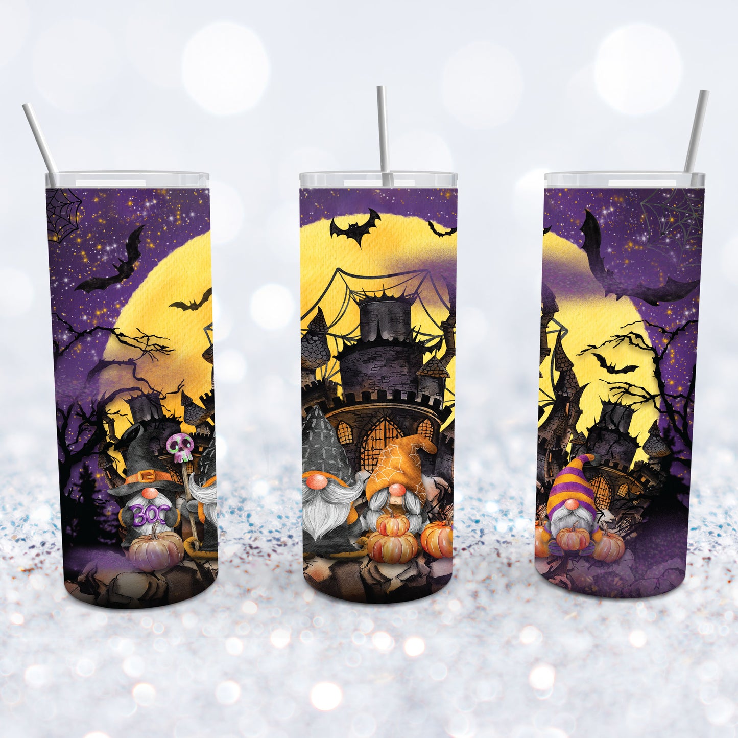 Haunted House Gnomes Tumbler