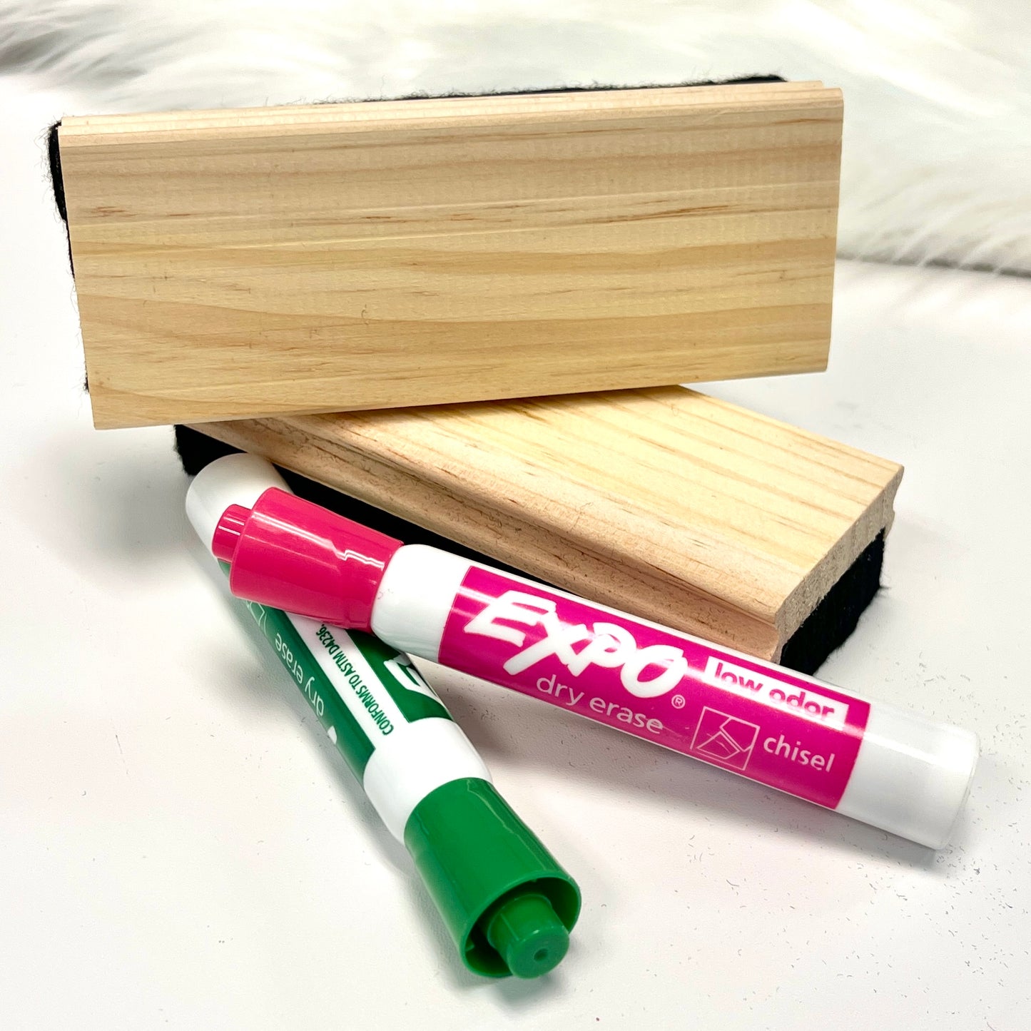 Blank Wooden Felt Erasers