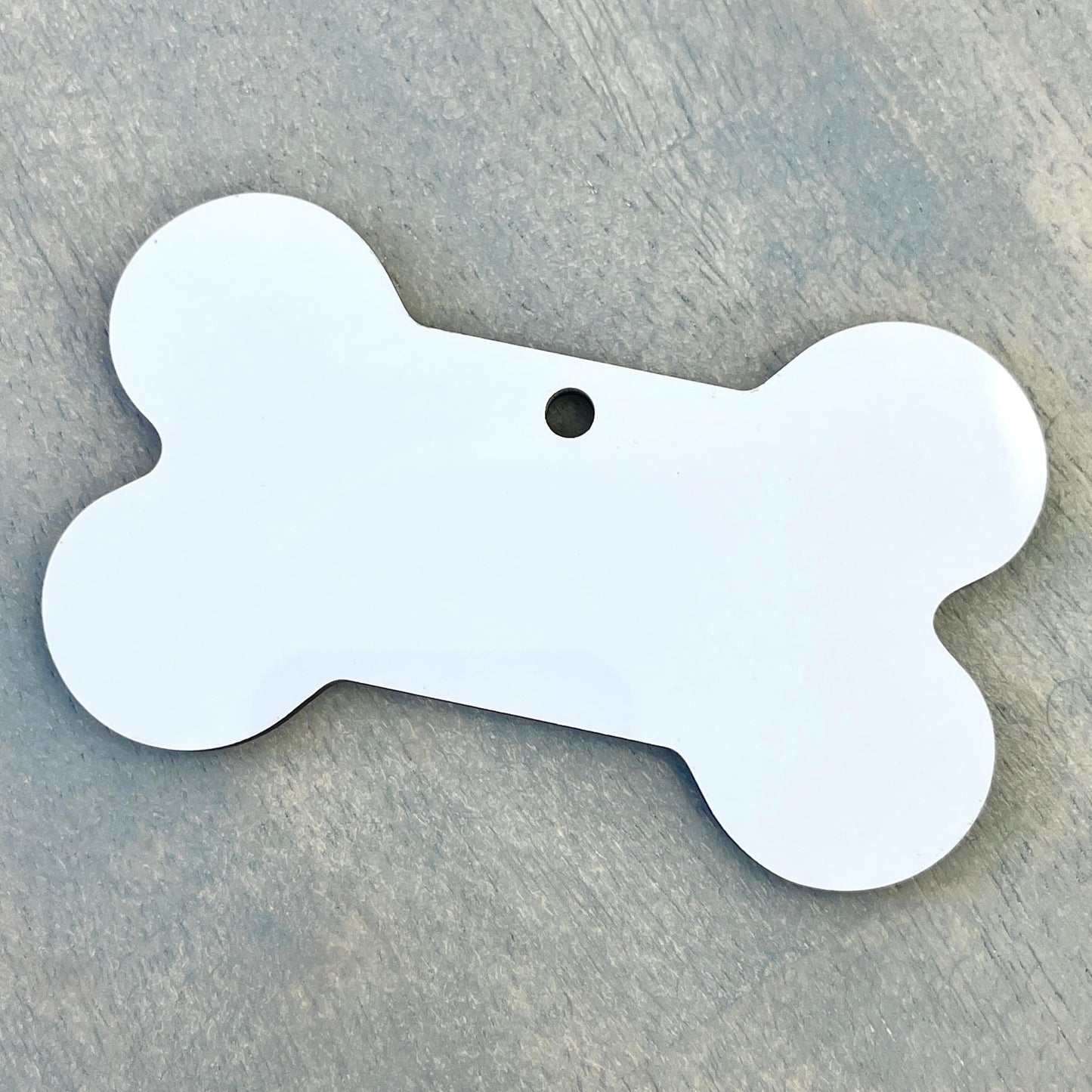 Dog Bone MDF Sublimation Christmas Ornament