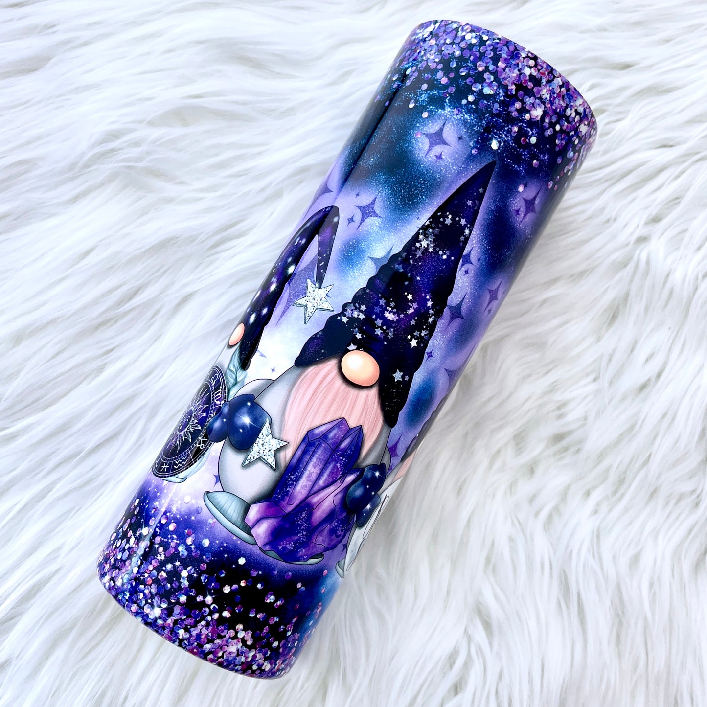 Celestial Zodiac Gnomes Tumbler