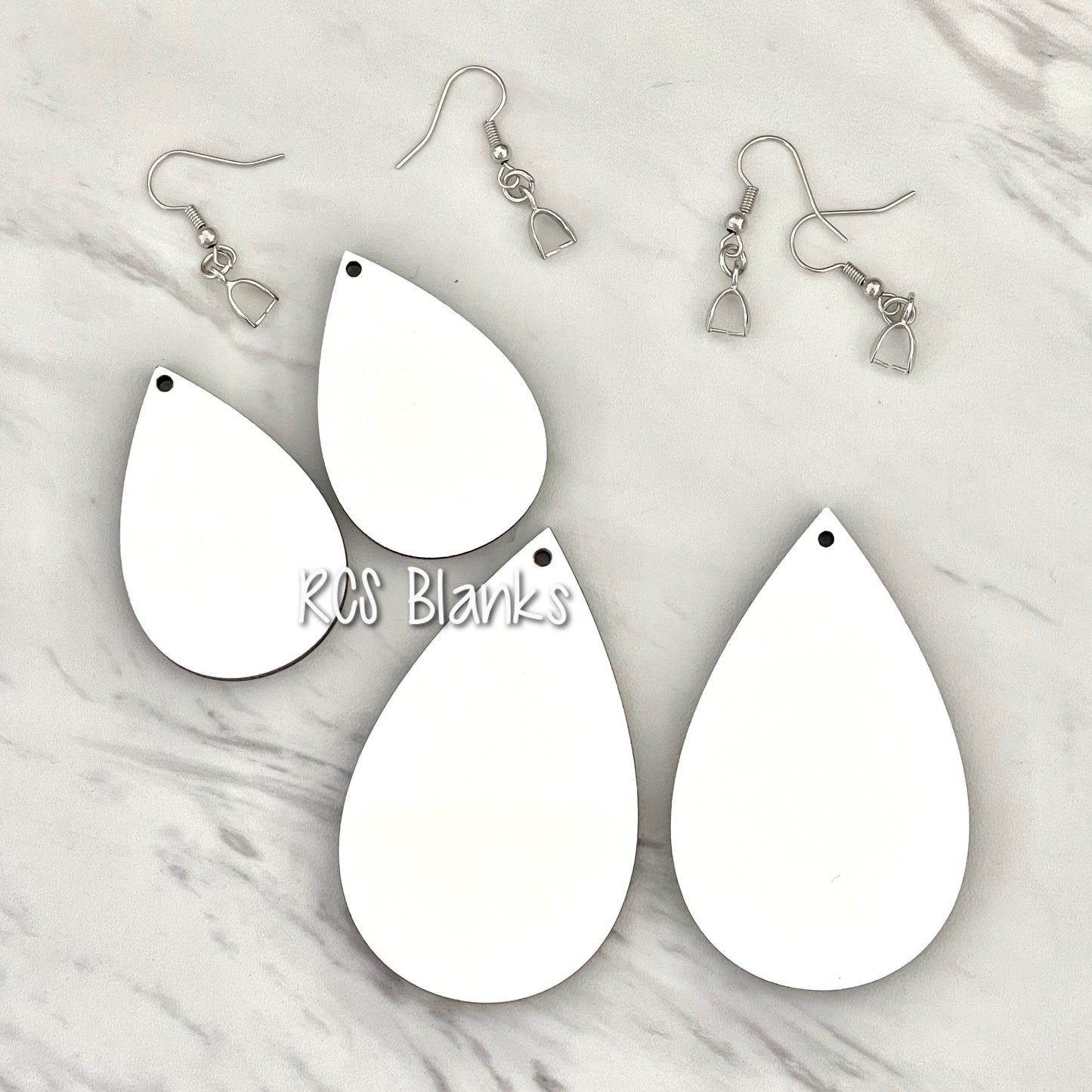 Teardrop MDF Sublimation Earrings