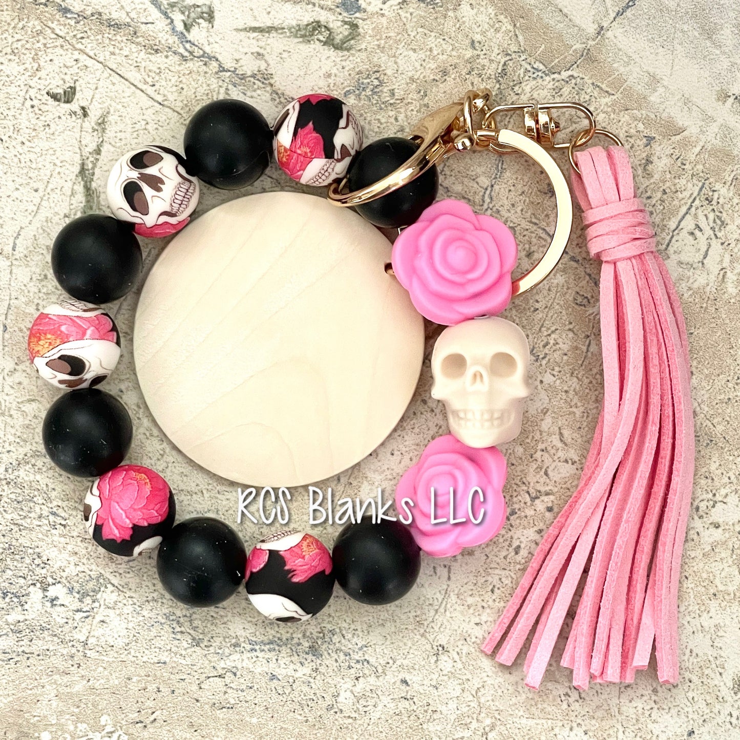 Deadly Roses Silicone Bracelet