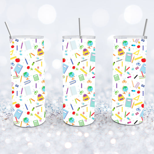 School Supplies Tumbler