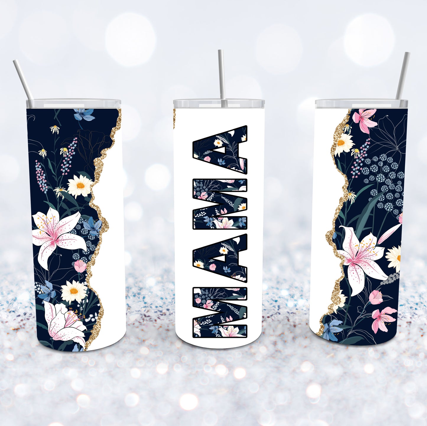 Floral Mama Tumbler