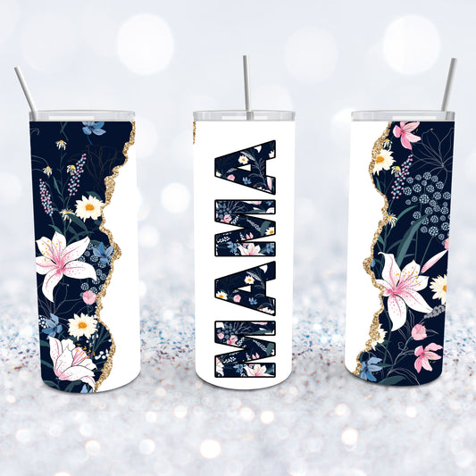 Floral Mama Tumbler
