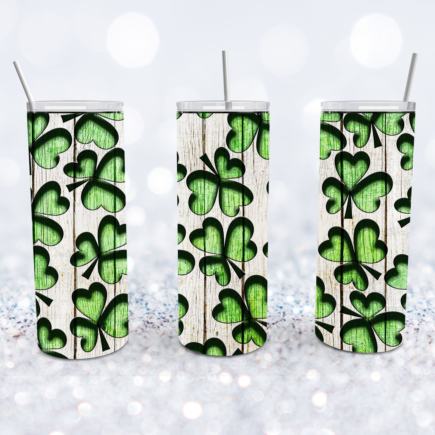St. Patrick's Day Clover Tumbler