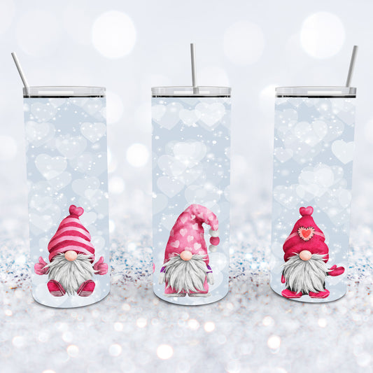 Valentine Gnomes Tumbler