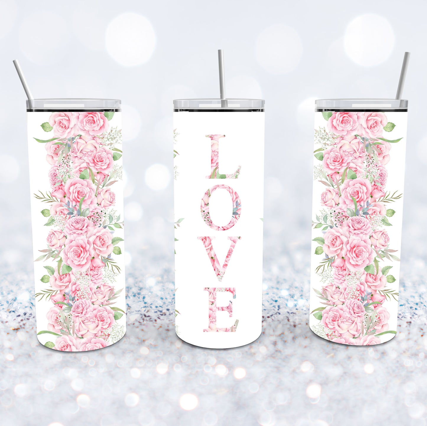 LOVE in Roses Tumbler
