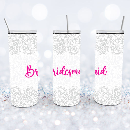 Vintage Bridesmaid Tumbler