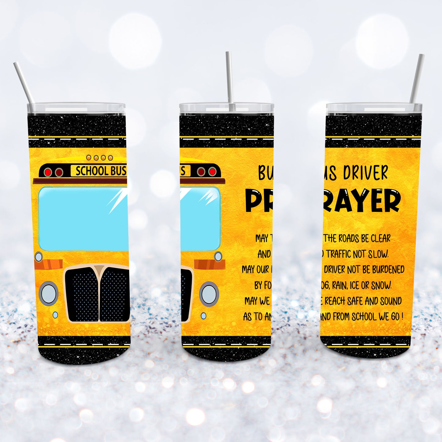 Bus Driver Prayer Tumbler