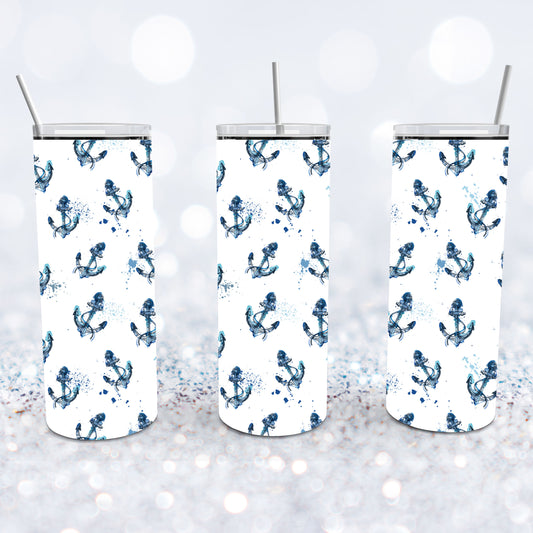 Nautical Anchors Tumbler